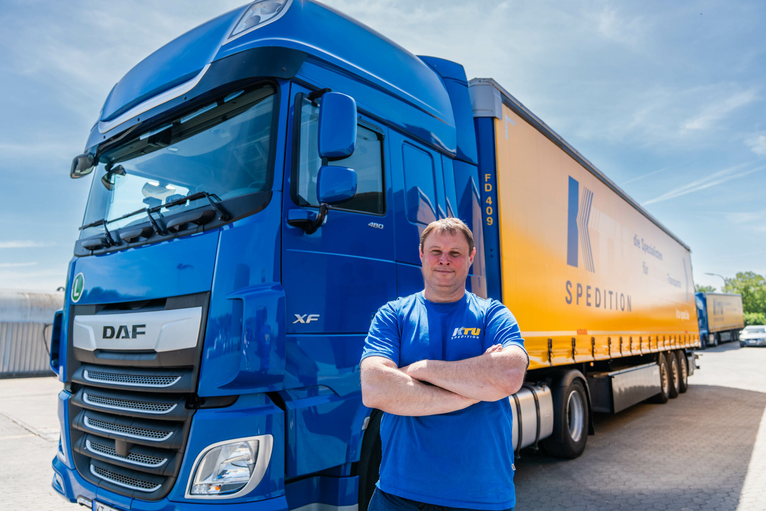 LKW Fahrer der KTU Spedition