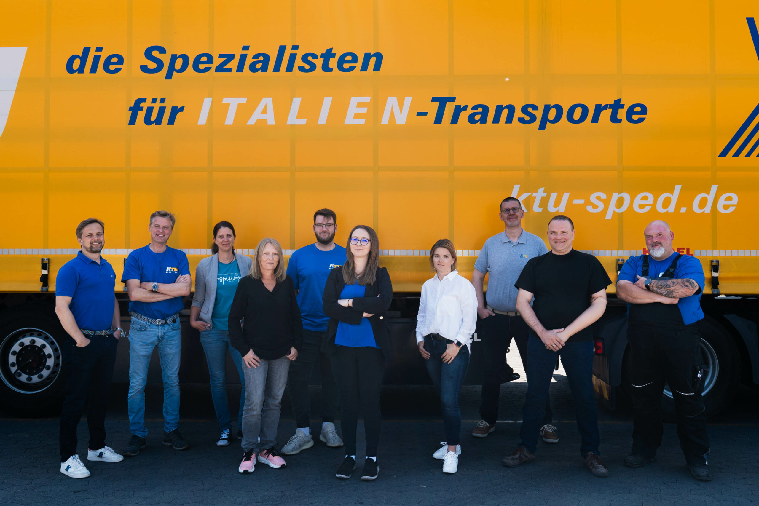KTU Spedition Teile des Teams